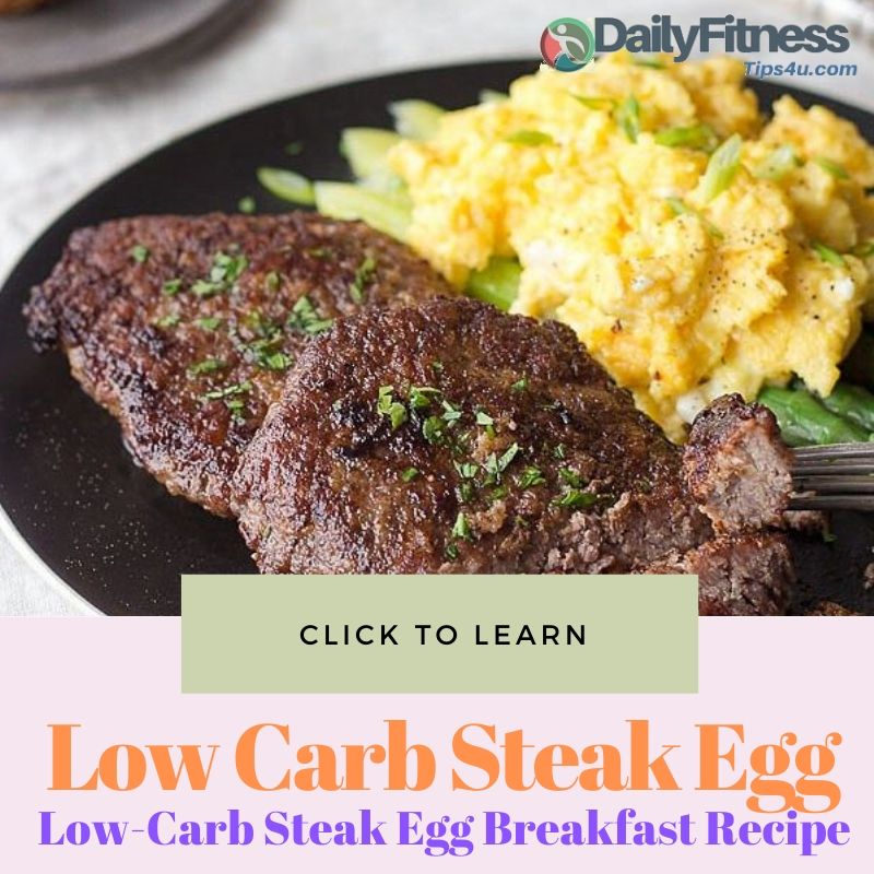 Low Carb Steak Egg Breakfast Recipe 1